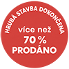 70% prodáno